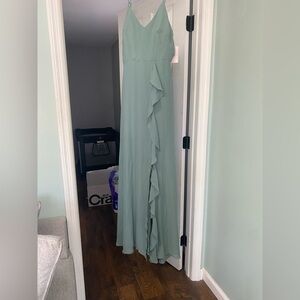 Elegant Green Maxi Dress